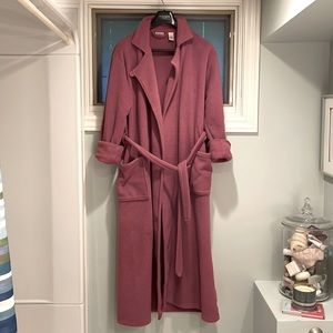 Women's Winter Fleece Robe, Wrap-Front
